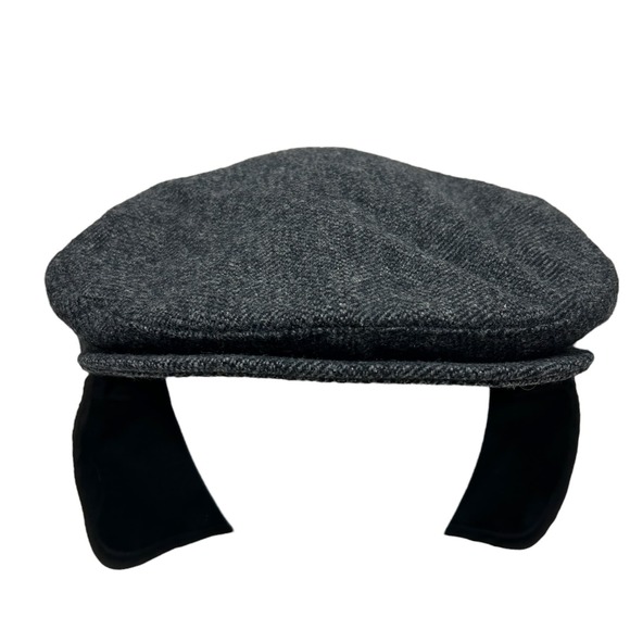 Vintage 80s Pendleton Grey Wool Newsboy Cap - Picture 6 of 10